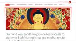 Desktop Screenshot of diamondway-buddhism.org