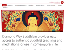 Tablet Screenshot of diamondway-buddhism.org